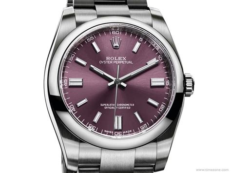 automatic rolex purple face.